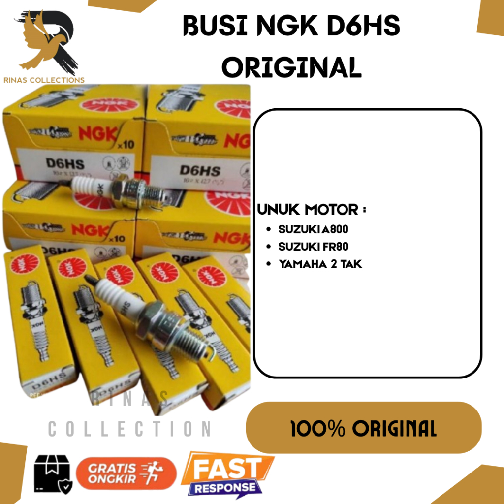 Busi NGK D6HS Untuk Motor C70/C90/S90 ORIGINAL NGK