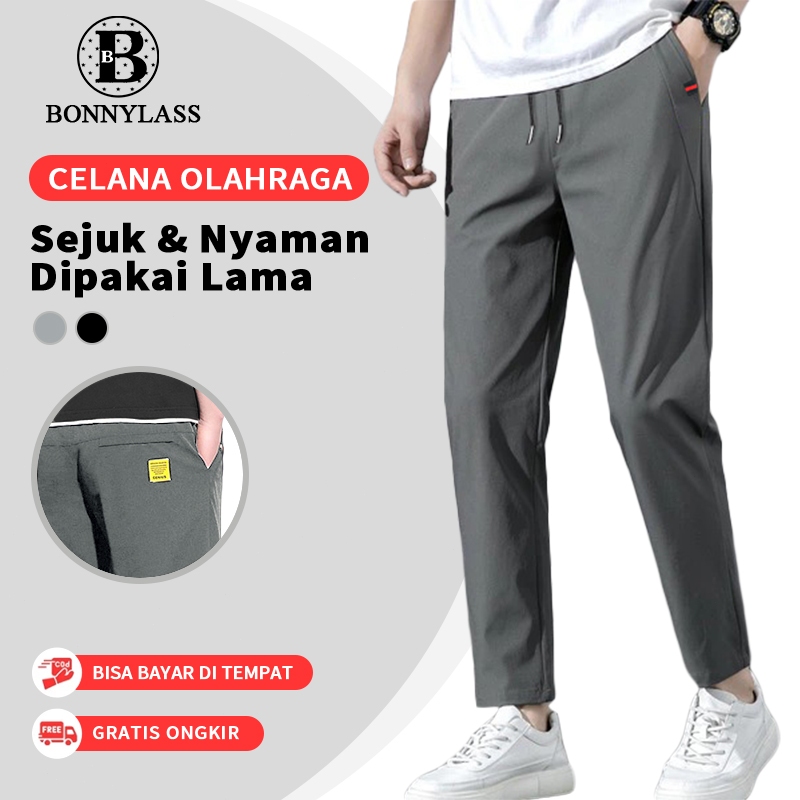 Celana Pria Kain Stretch Empat Sisi Celana Panjang Pria Casual Elastisitas Tinggi