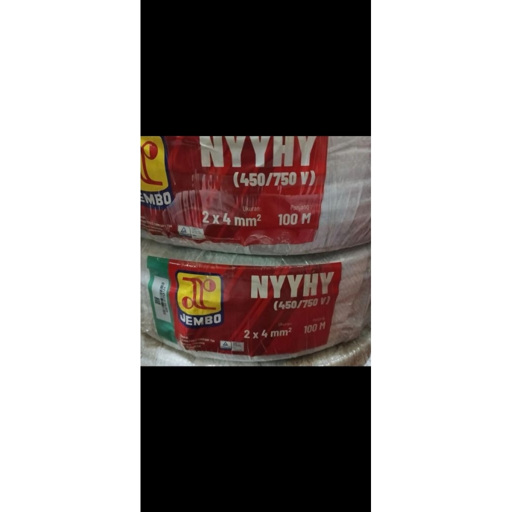 KABEL SERABUT NYYHY 2X4MM JEMBO