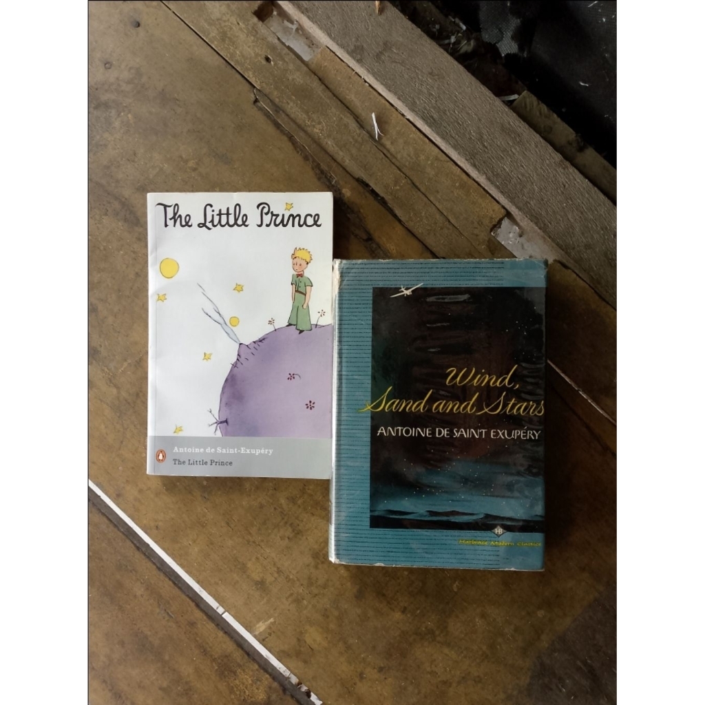 Buku Novel Import The Little Prince & Wind, Sand and Stars - Antoine de Saint-Exupery