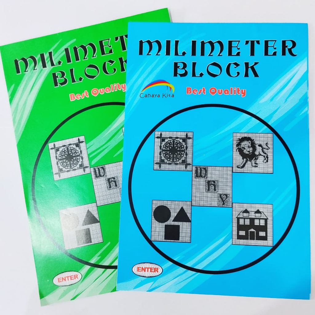 Milimeter Blok Buku Kertas Pola Garis F4 / Buku Menggambar Grafik untuk Mahasiswa Teknik Matematika