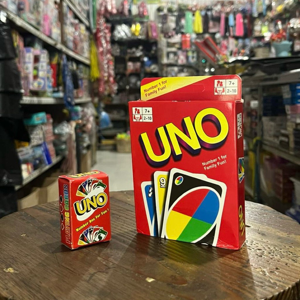Kartu Uno Mini | Uno Flip - Uno Merah - Uno Karakter