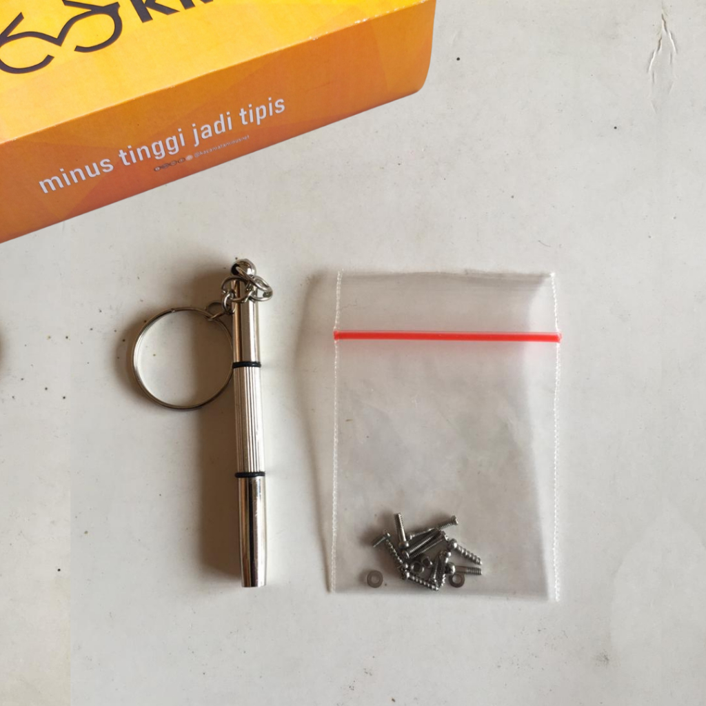 Paket Lengkap Baut dan Obeng Kacamata Set Reparasi Frame KMNET