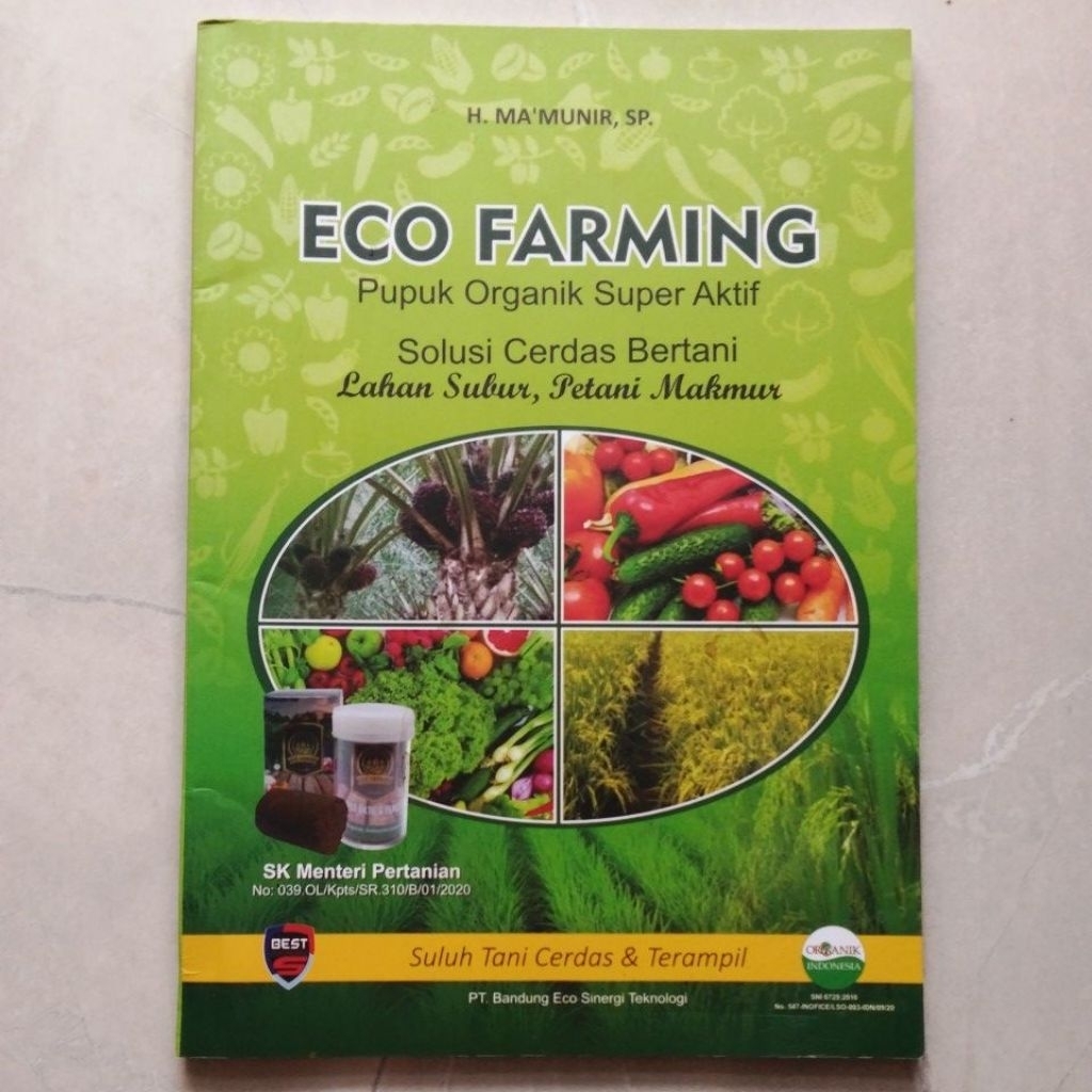 Buku Eco Farming Pupuk Organik Super Aktif ( ORI BEKAS ) #H.Ma'Munir