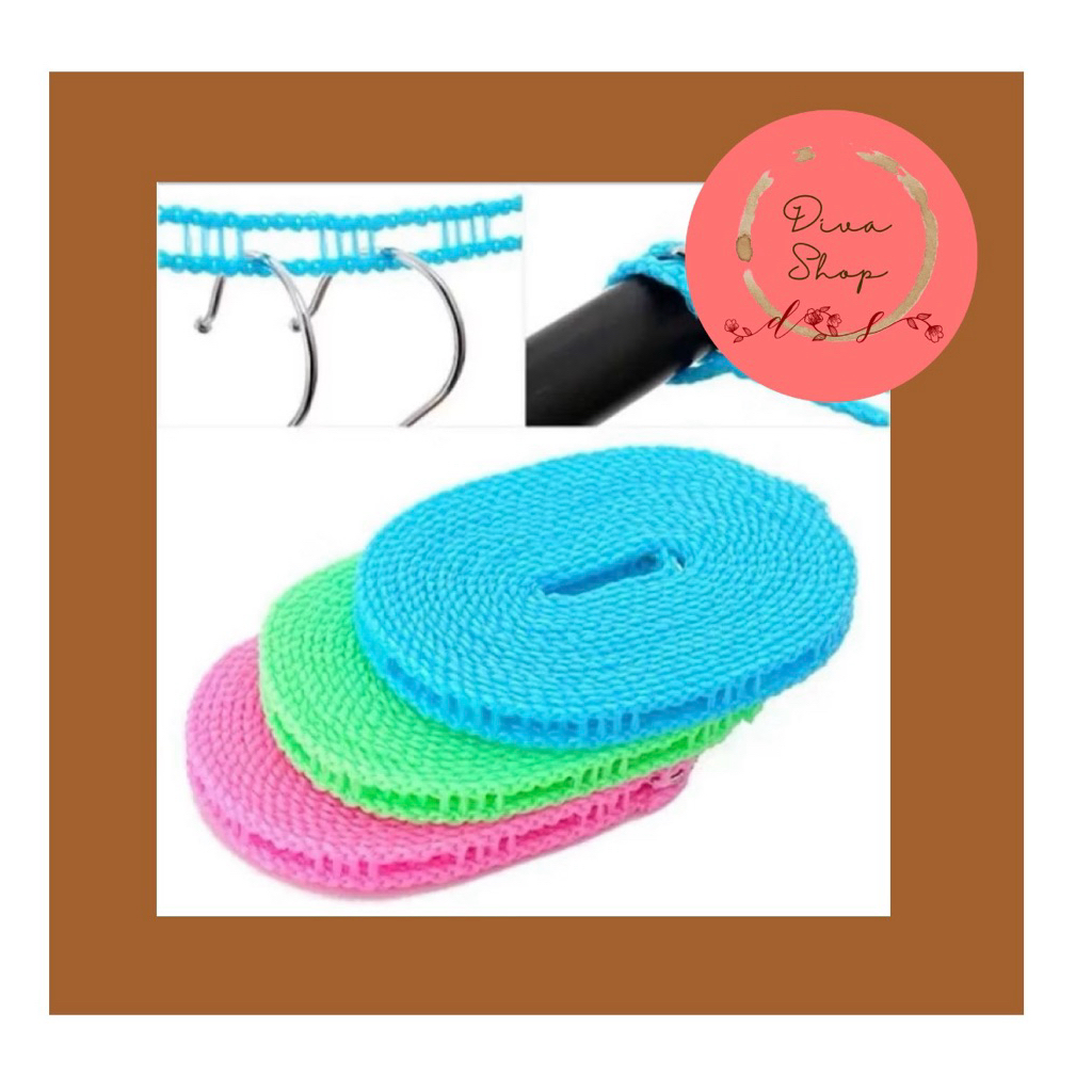 TALI JEMURAN BAJU TALI JEMURAN PAKAIAN TALI JEMURAN SUPER PRAKTIS GANTUNGAN BAJU