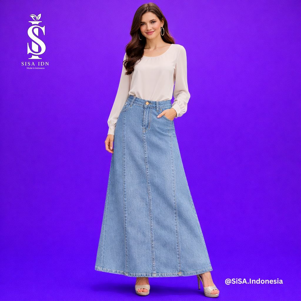SISA.IDN ROK JEANS WANITA