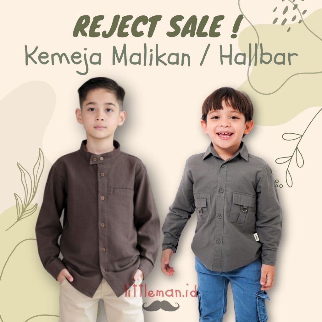 Reject Item Sale  Kemeja Hallbar Series by littleman.id