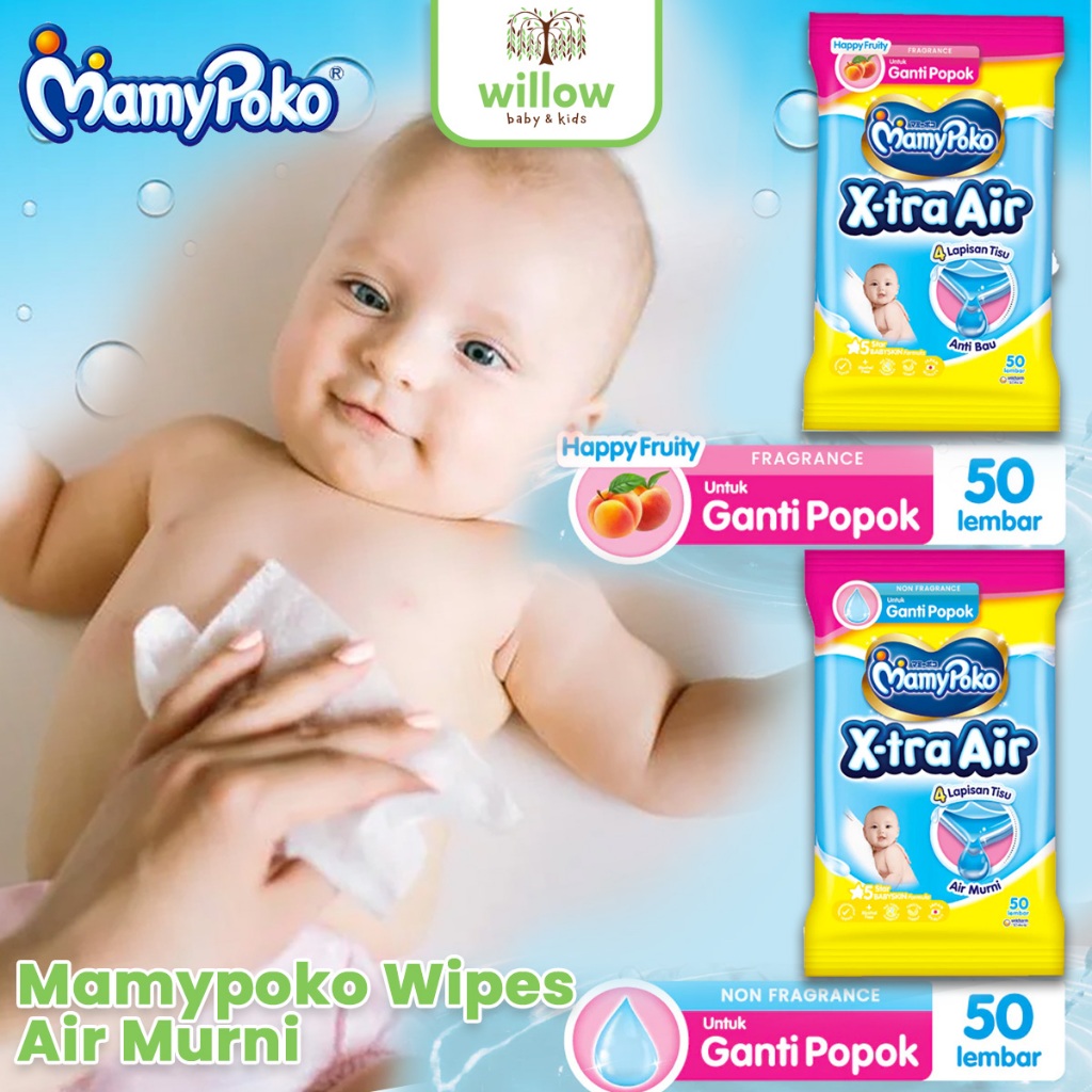 Tissue Basah Bayi - MamyPoko Wipes Air Murni