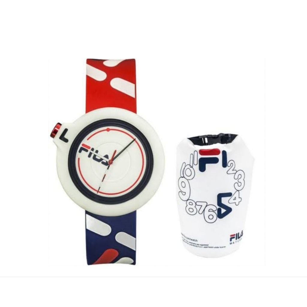 Jam tangan analog unisex Fila 38-6081-003  mindblower  watch tali rubber