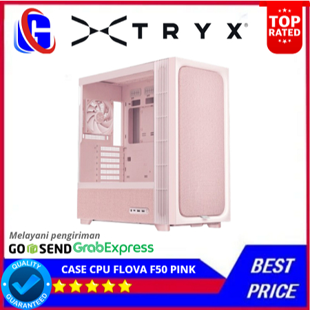 TRYX FLOVA F50 PINK FLOVA F50 Mid Tower ATX Case | PINK