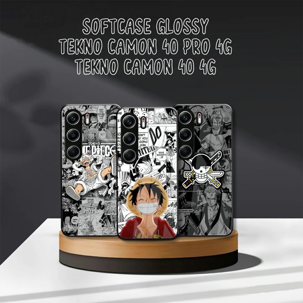 Softcase Glass Kaca TEKNO CAMON 40 PRO New [KS407] Case Kaca CAMON 40 PRO | Case Kaca TEKNO CAMON 40