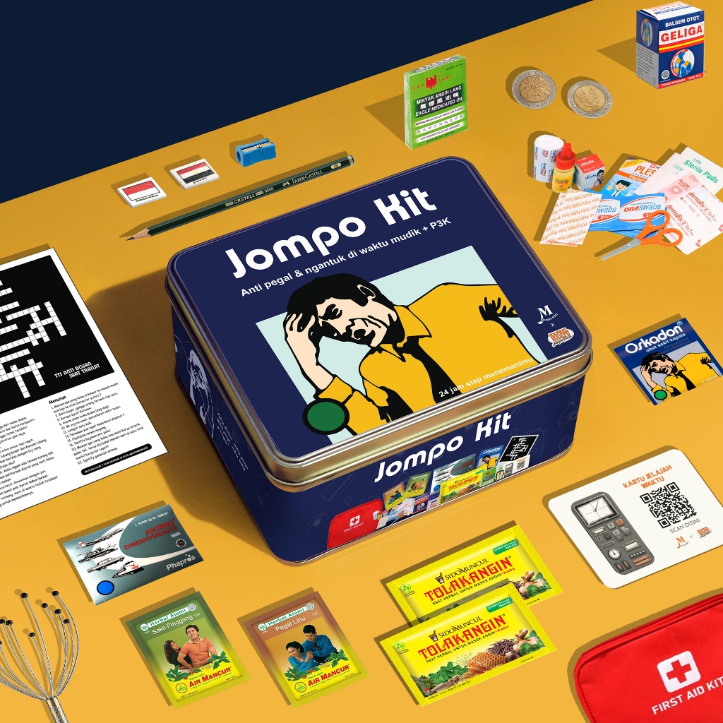 Momenku - Hampers Jompo Kit / Hampers Nostalgia / Hadiah Lebaran / P3K / Hampers Unik / Obat-obatan 