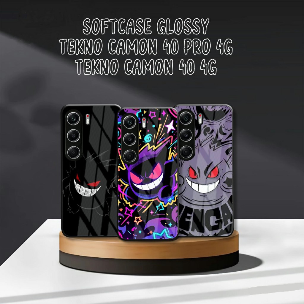 Softcase Glass Kaca TEKNO CAMON 40 PRO New [KS408] Case Kaca CAMON 40 PRO | Case Kaca TEKNO CAMON 40