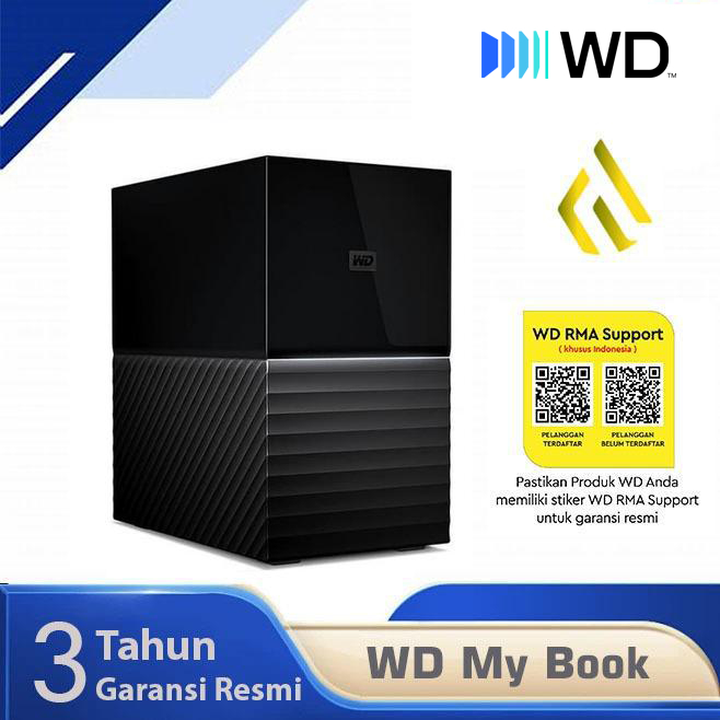 WD My Book Duo 16TB 20TB 24TB 28TB 36TB 44TB -  HDD Eksternal 3.5 inch