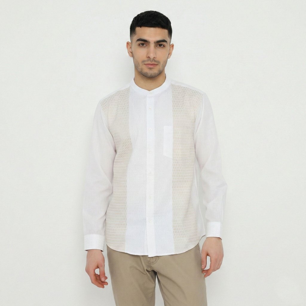 Platini Kemeja Koko Pria Lengan Panjang 961405