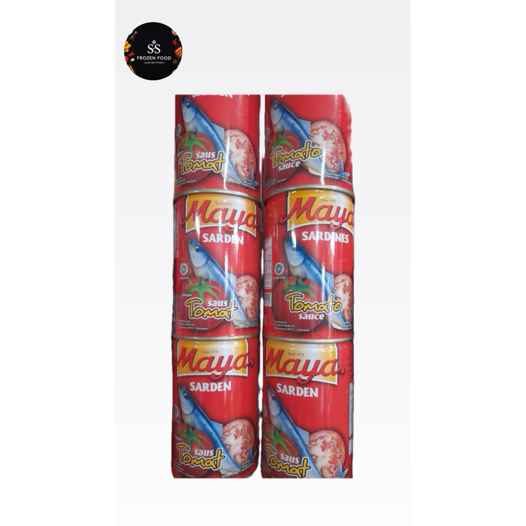 Sarden MAYA 425gr Saus Tomat | Sarden Kaleng Murah Harga Grosir