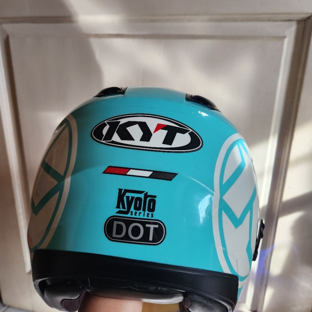 Helm KYT Kyoto Aquamarine Size L Original SECOND