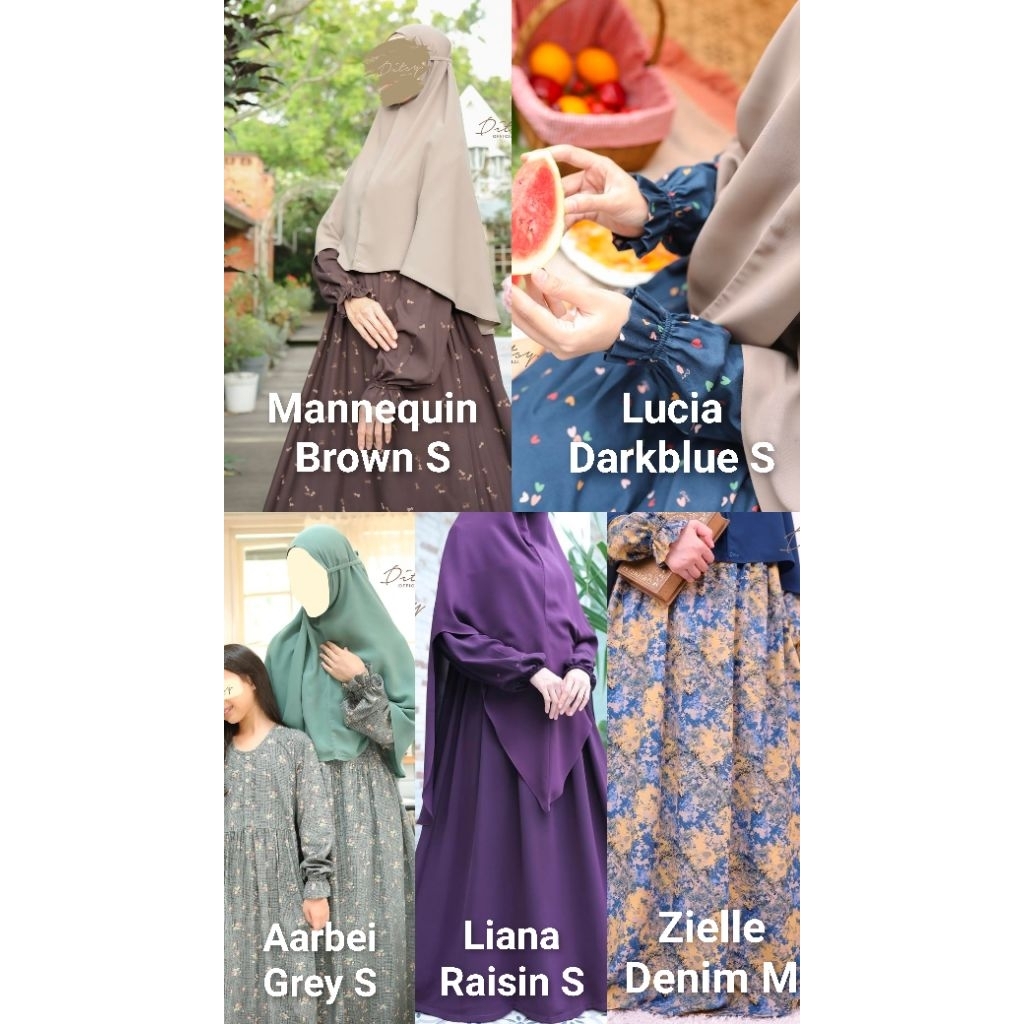 PRELOVED DITSY SIZE S dan M (BACA DESKRIPSI)