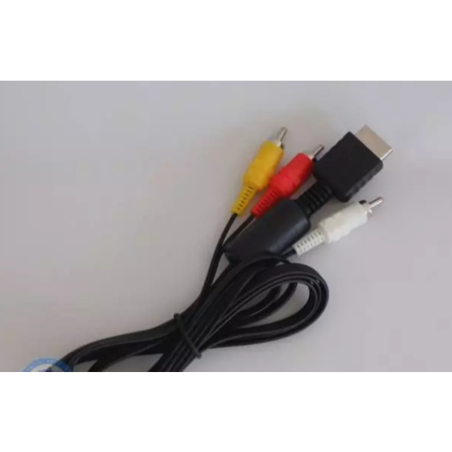 Kabel AV RCA PS1 PS2 PS3 - Original, Berkualitas, Panjang