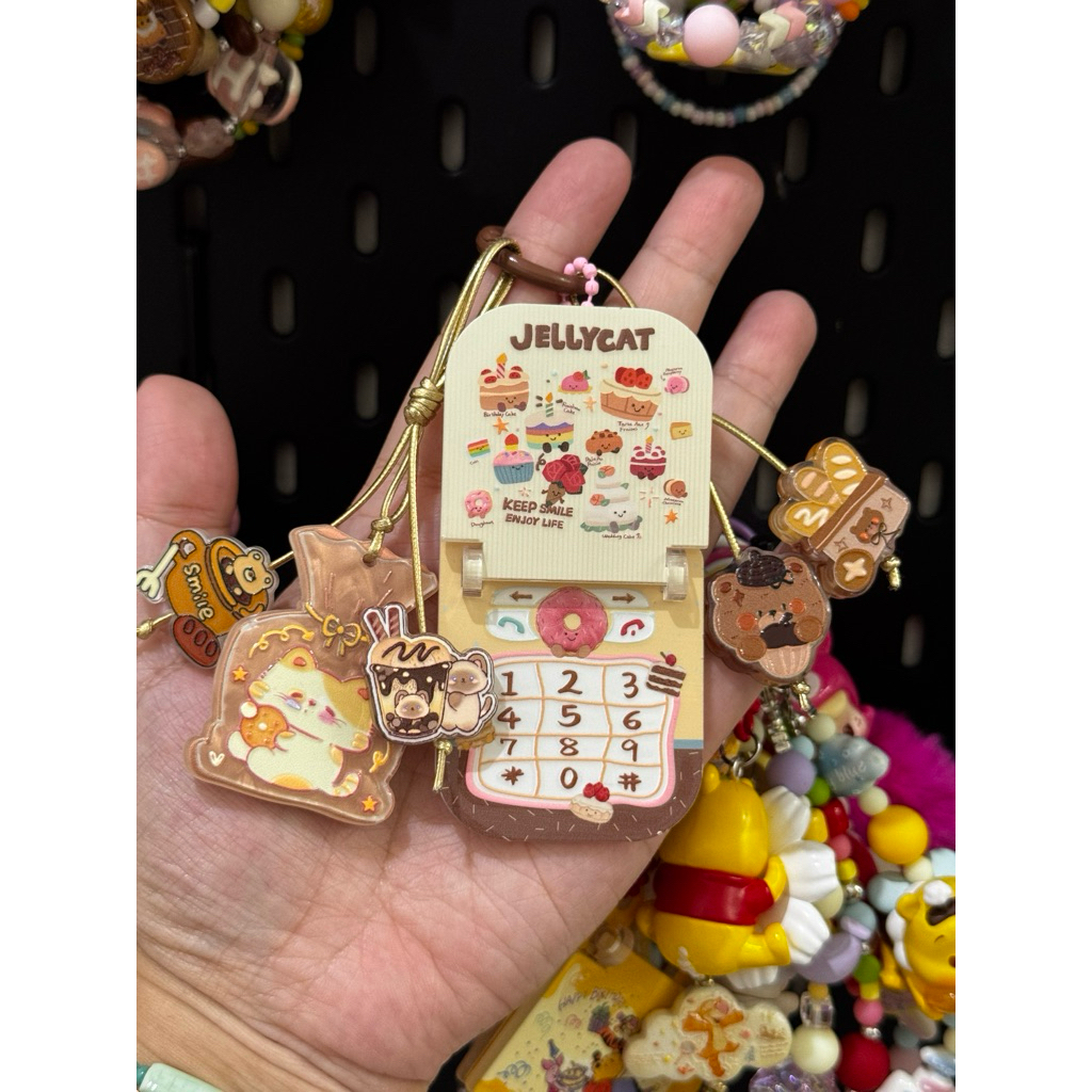 JELLY CAT LAPTOP ACRILIC BAG CHARM