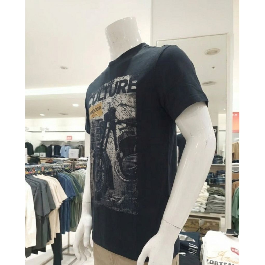 KAOS PRIA BOMBBOOGIE LENGAN PENDEK REGULER FIT  KUALITAS PREMIUM