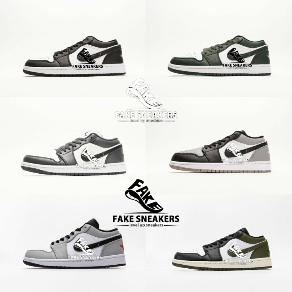 FKSNKRS Sepatu Sneakers Low Medium Olive Toe
