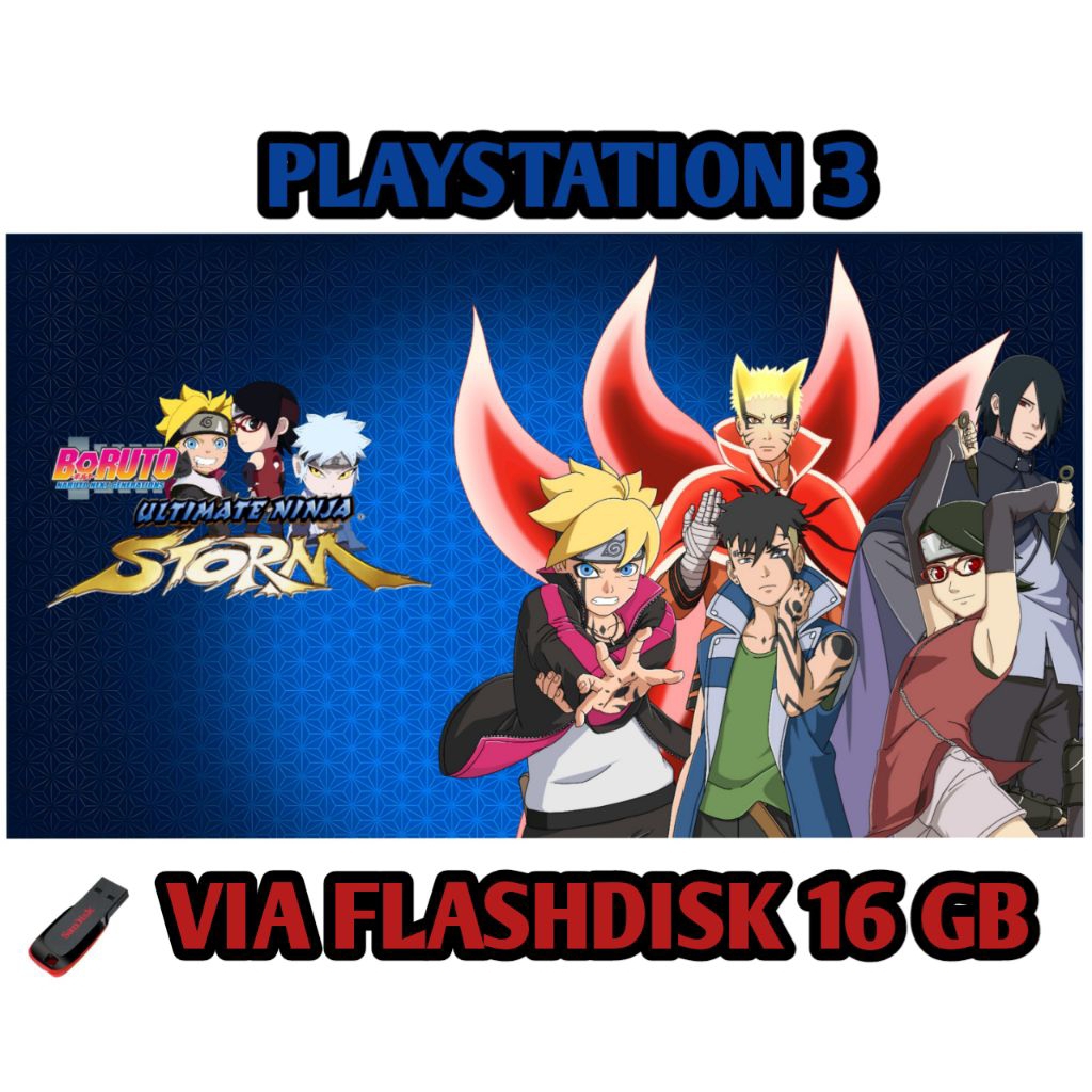 Game PS3 BORUTO ULTIMATE Ninja STORM Revolution || Via Flashdisk