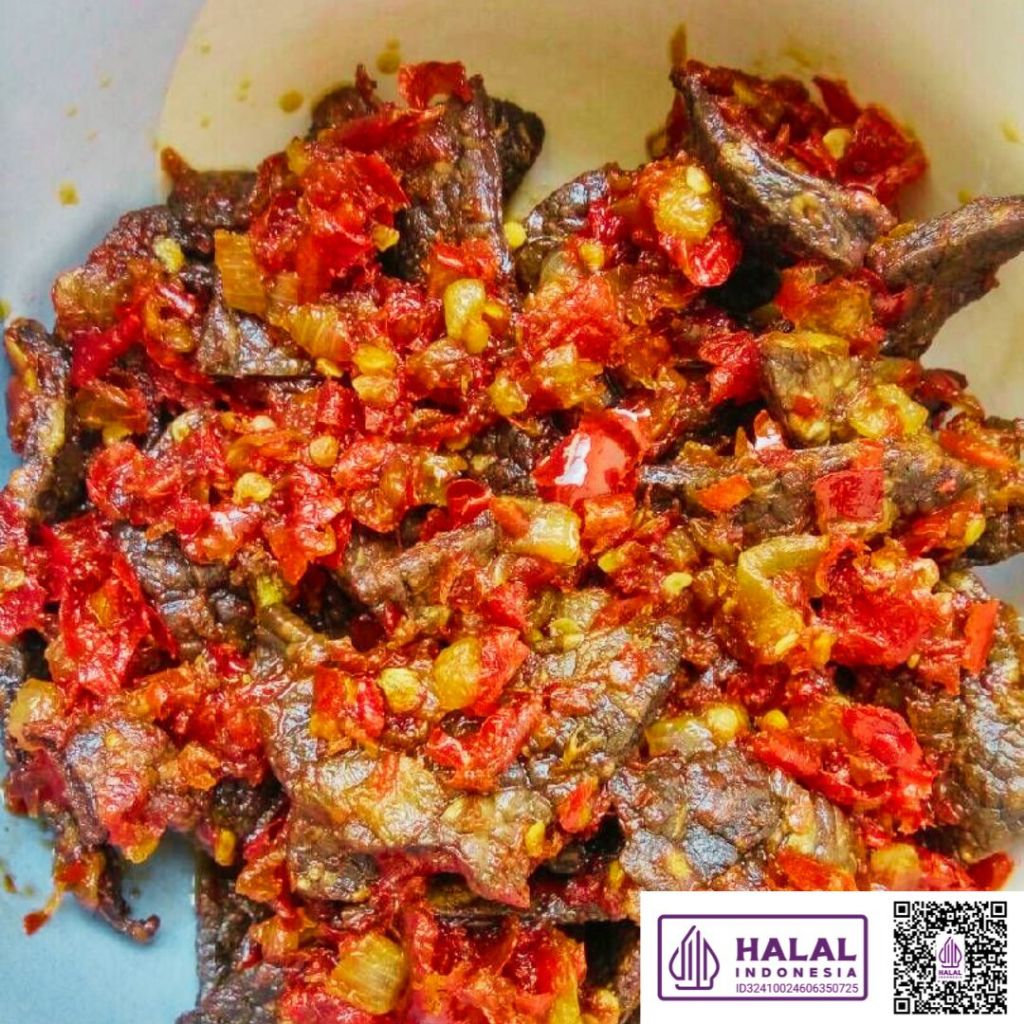 150gr Oseng Pedas Paru Sapi/ Paru Mercon Pedas/ Sambal Paru/ Oseng Mercon Paru Sapi/ Paru Sapi Oseng