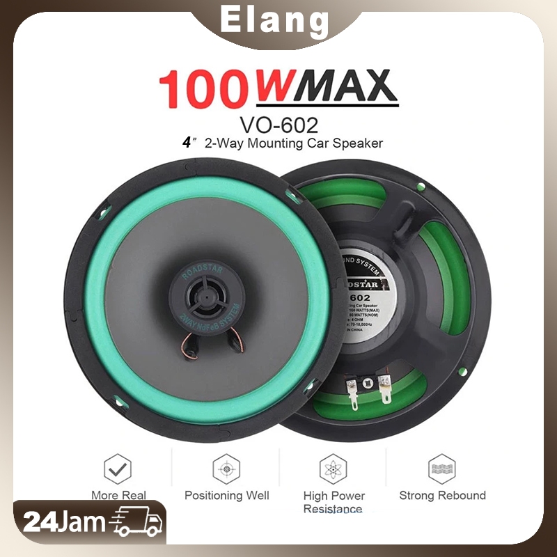 Speaker roadstar 4 inch speaker pintu mobil 2 wayy rumah speaker
