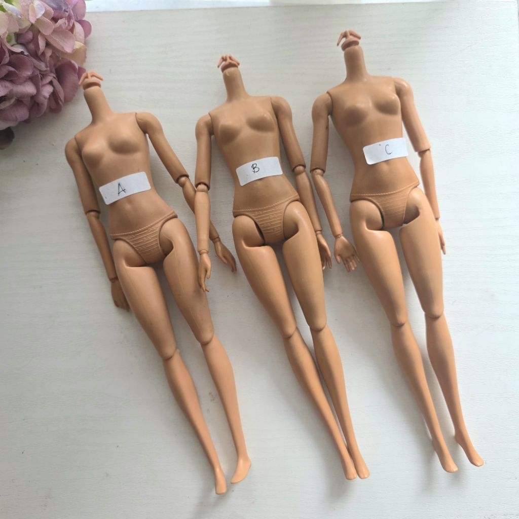 Body Barbie Mattel Full Artikulasi Pivotal Mattel Tone Tan