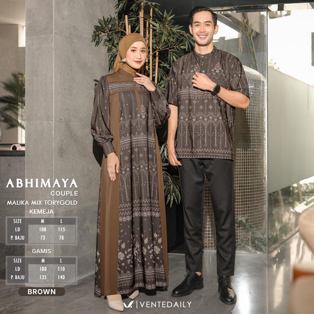Couple Gamis Abimaya by Vente daily