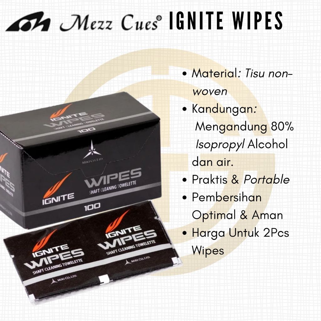 Ignite Wipes Shaft Cleansing