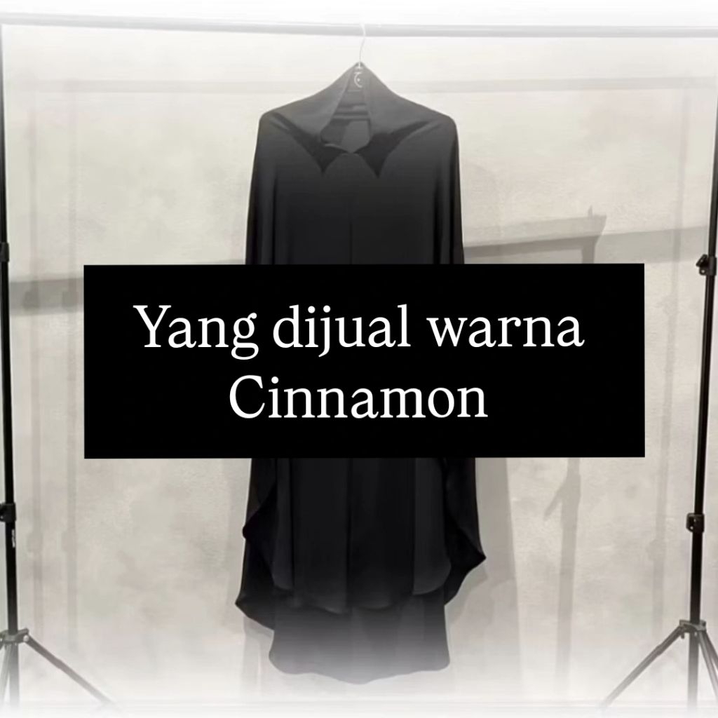 Aljenna cinnamon Khimar nonpad