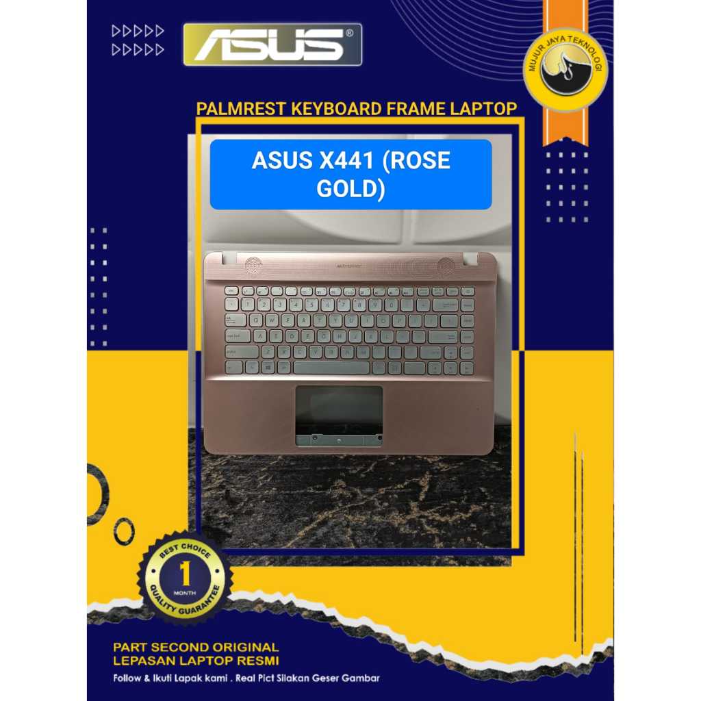KEYBOARD FRAME PALMREST CASING ASUS X441 SERIES X441S X441N X441M X441U X441B ROSE GOLD PINK NORMAL