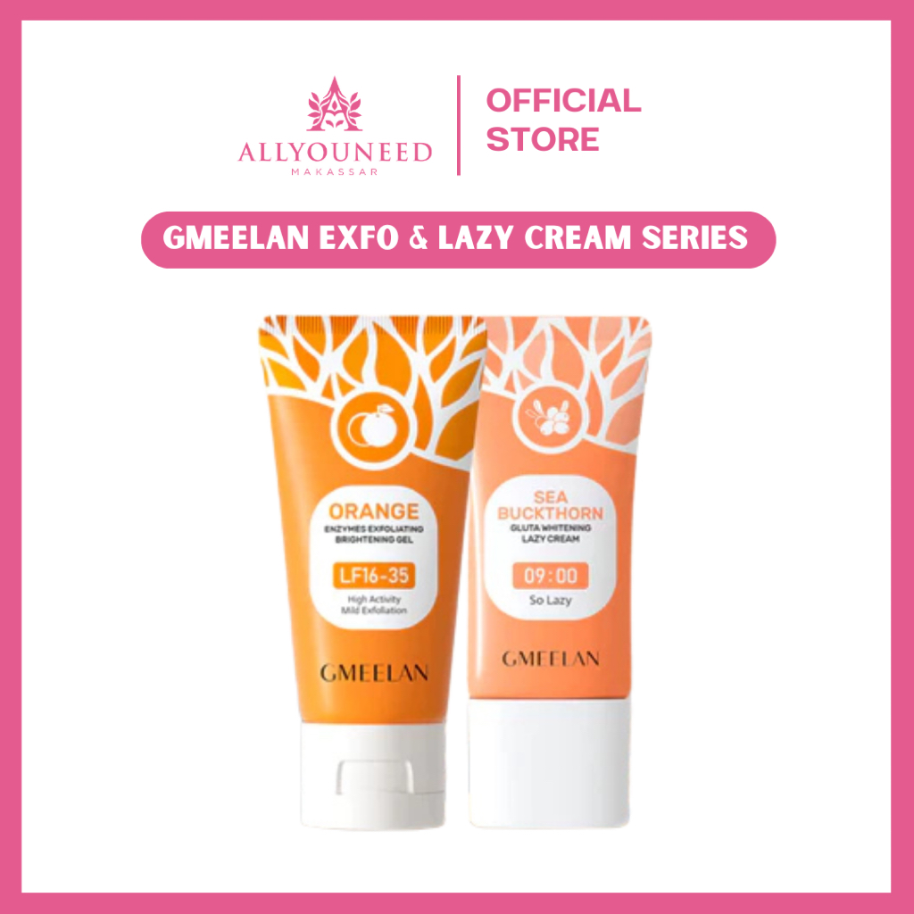 GMEELAN Exfoliating Gel & Lazy Whitening Cream Series
