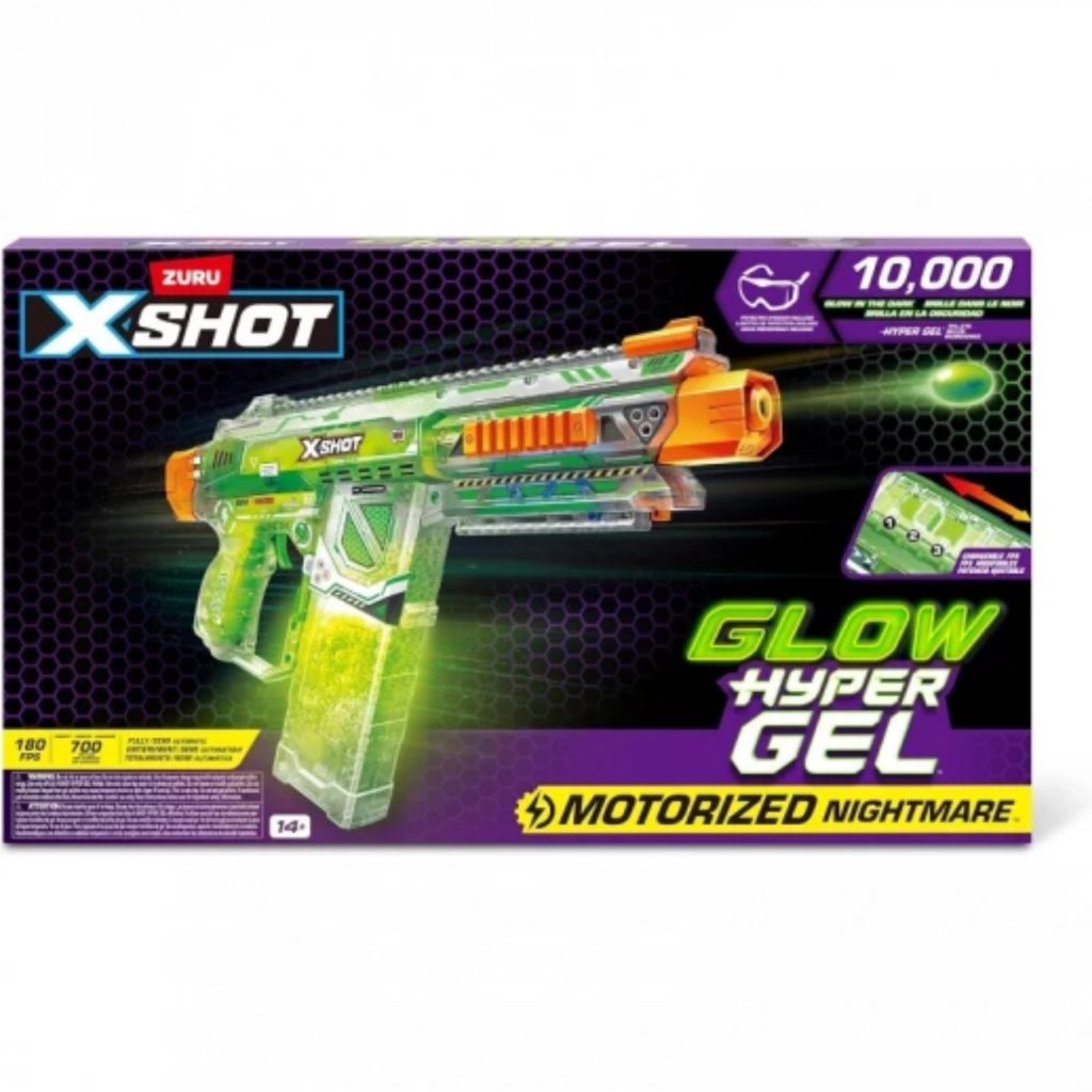 Zuru xshot hyper glow nightmare large blaster gel original