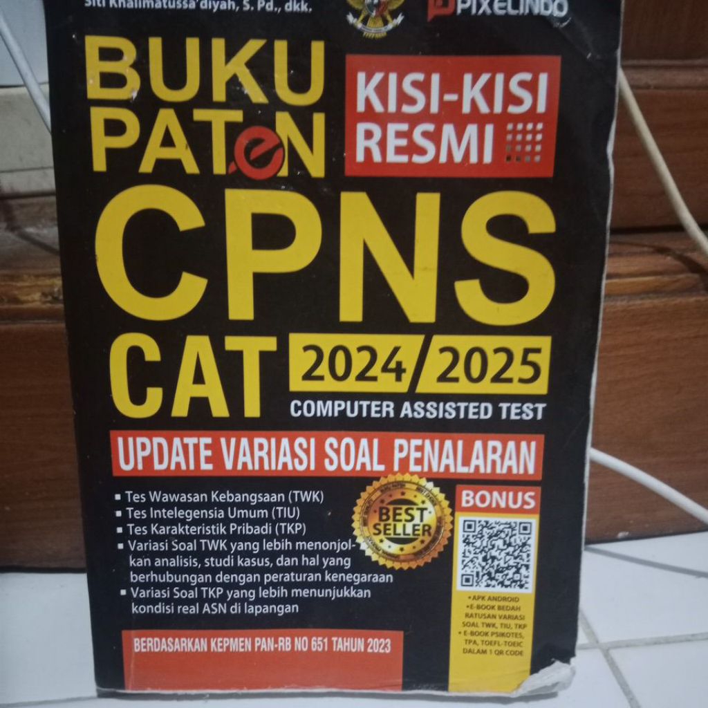 paket budling buku paten cpns +thr lebaran