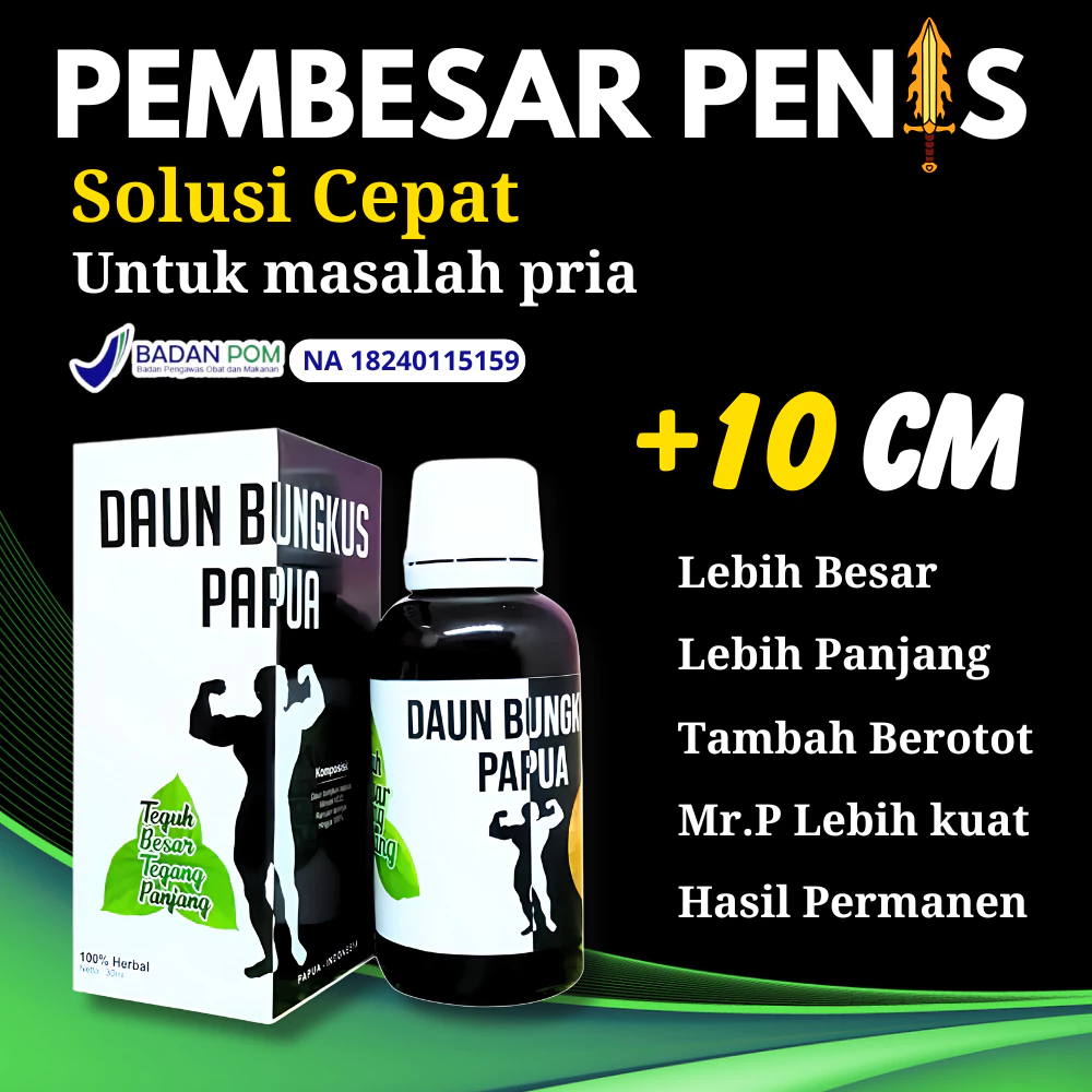 Minyak daun bungkus papua asli 3 jari