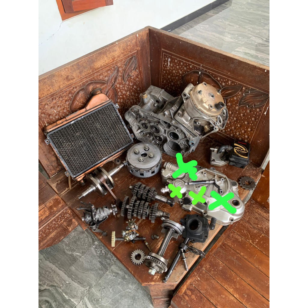 MESIN NINJA RR BAHAN BUAT TRAIL SESUAI FOTO TANPA SURAT