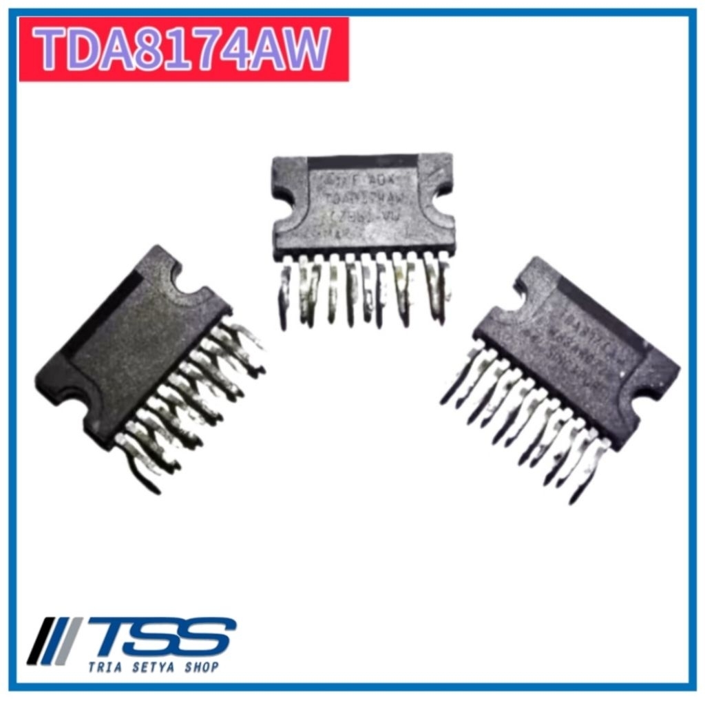 IC Vertikal Cabutan TDA8174 / TDA8174AW / IC Vertical Copotan ORI Original