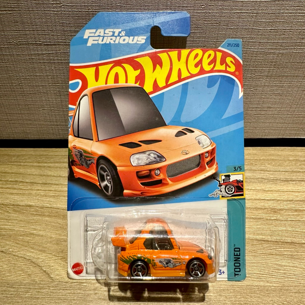 Hot Wheels Tooned '94 Toyota Supra Fast & Furious 2021