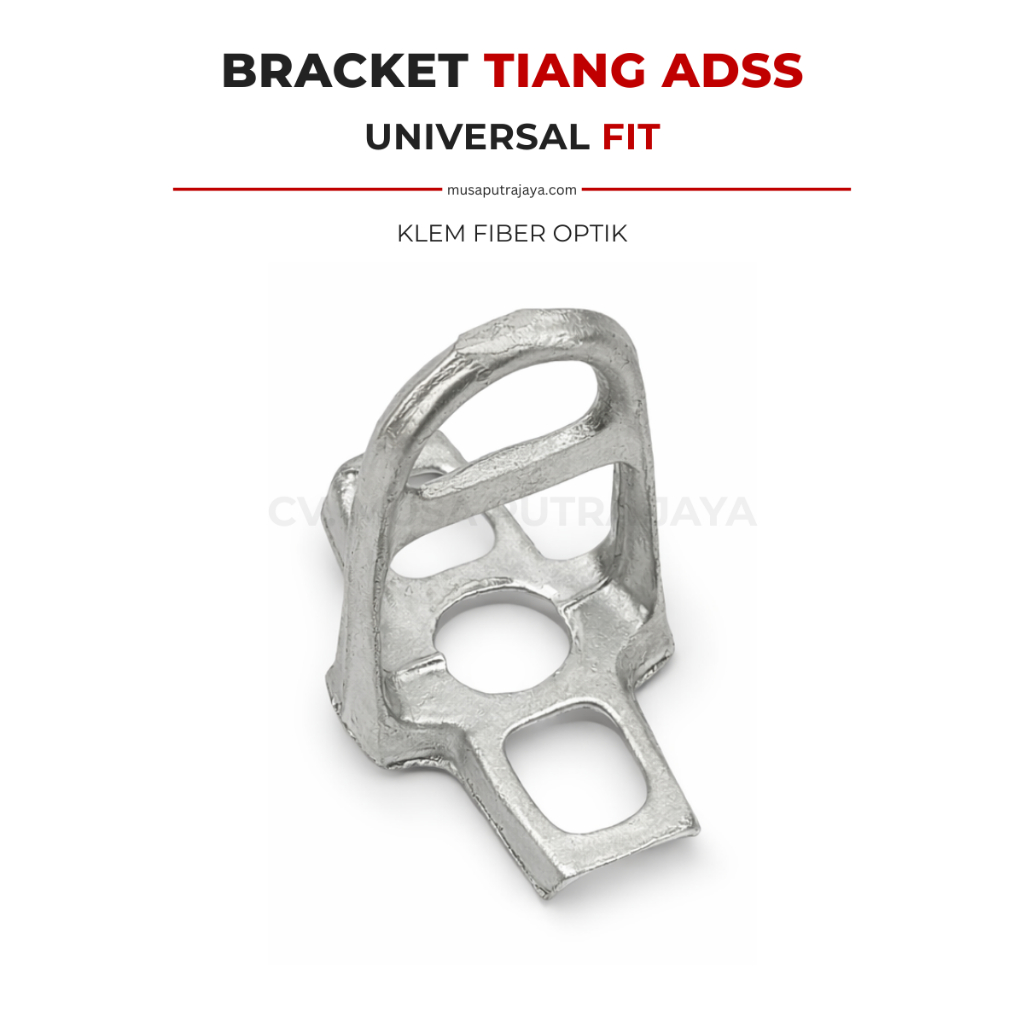 Bracket Tiang Fo Adss Clamp Klem Fiber Optik Universal Proyek