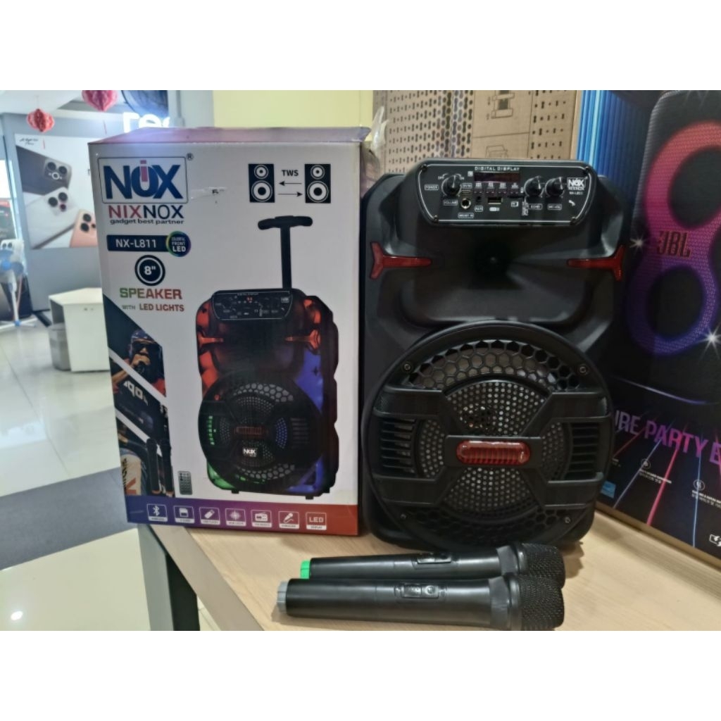 Speaker Bluetooth NixNox NX-L811 Free Mic Wireless