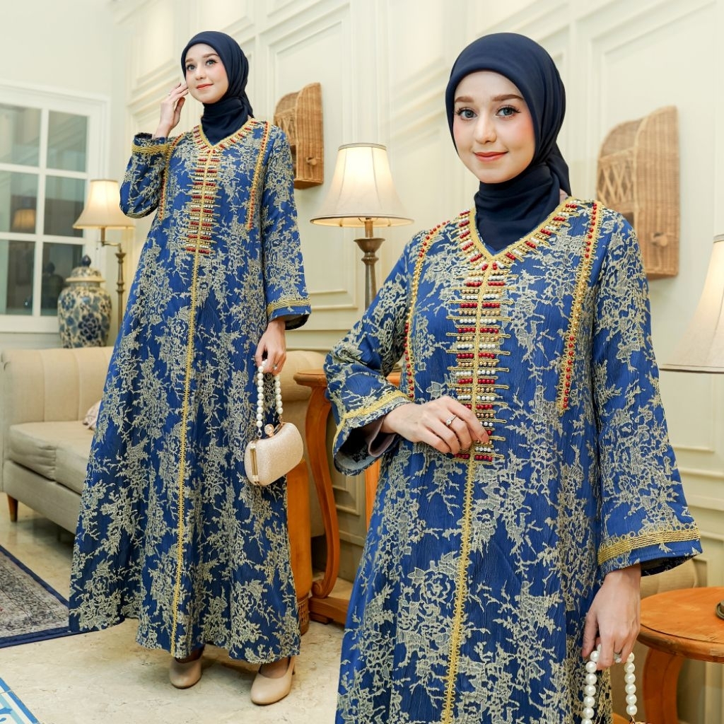 " Dubai Luxury " _ Abaya Modern Dubai Style Dari Omar Trading –( Ready Stock)