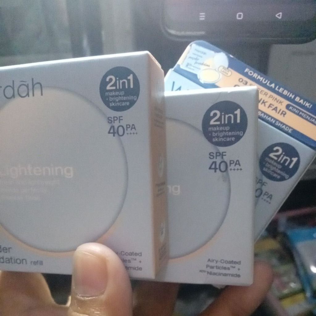 bedak refil wardah