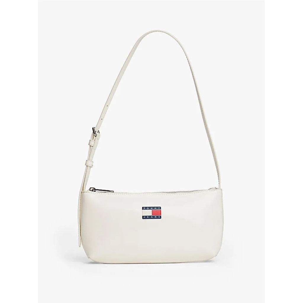 Tommy Hilfiger Women's THRAW17866YB TJW must shoulder bag Tas Bahu Wanita - White
