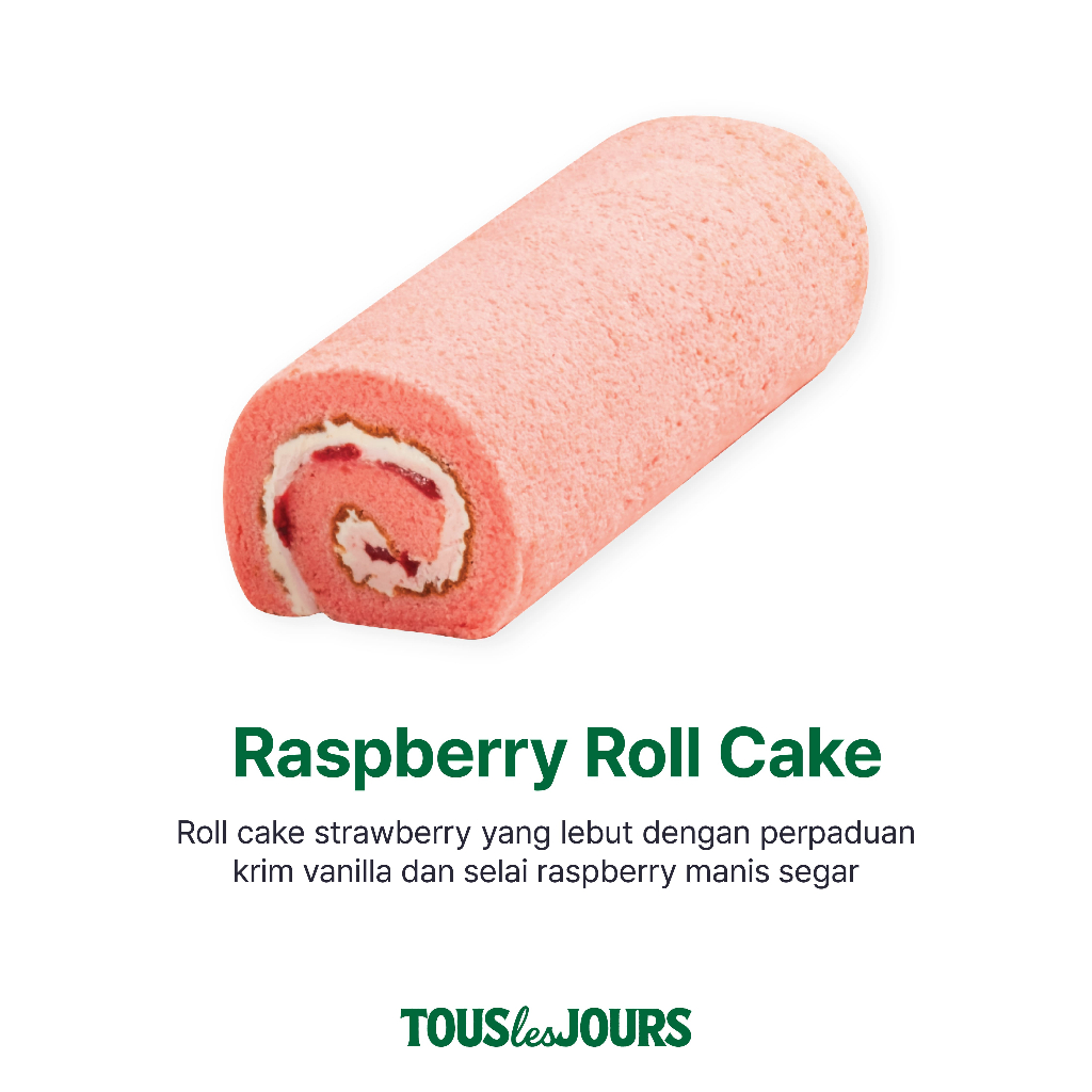 TOUS les JOURS - Raspberry Roll Cake