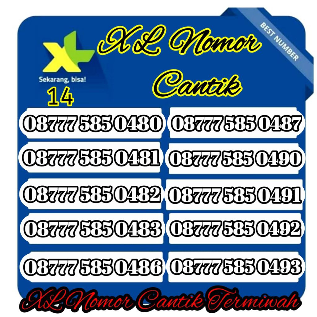 promo perdana XL nomor cantik (Cek Deskripsi)