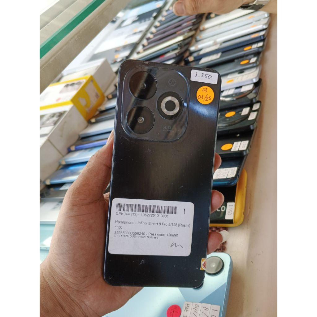 INFINIK SMART 8pro RAM 8/128GB NORMAL SIAP PAKAI ORIGINAL