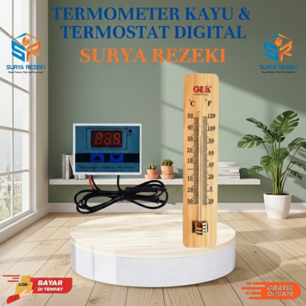 Paket Termostat Digital XH Termometer Thermometer Mesin Tetas Telur
